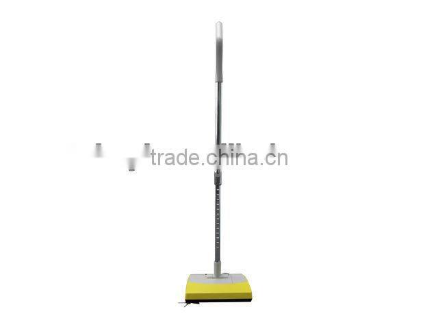 Telescopic floor cleaner, rechargeable double wheel sweeper, electric floor sweepers