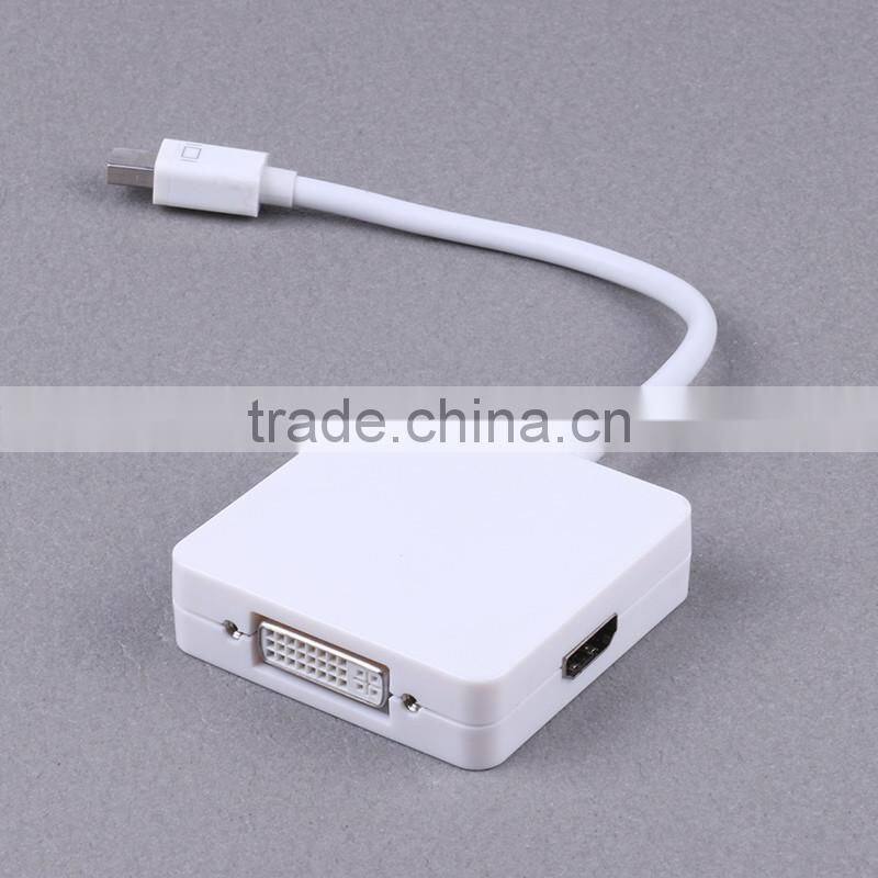 Mini DP DisplayPort To VGA DVI Cable Adapter Converter