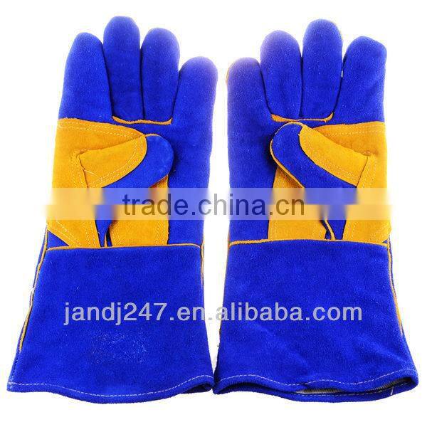 Cow Split Full Lining Leather Welding Gloves In Guangzhou
