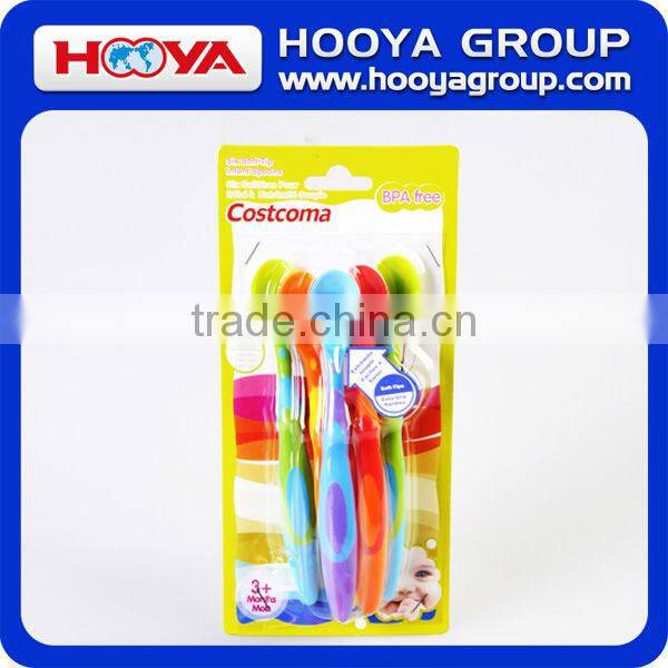 BPA Free Colored Plastic Baby Spoons