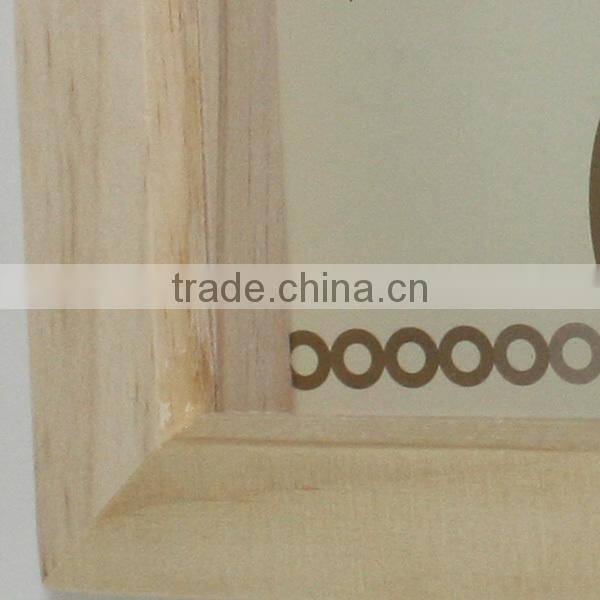 2016 hot sale wooden funny photo frame, top fashion children wooden funny photo frame W09A025