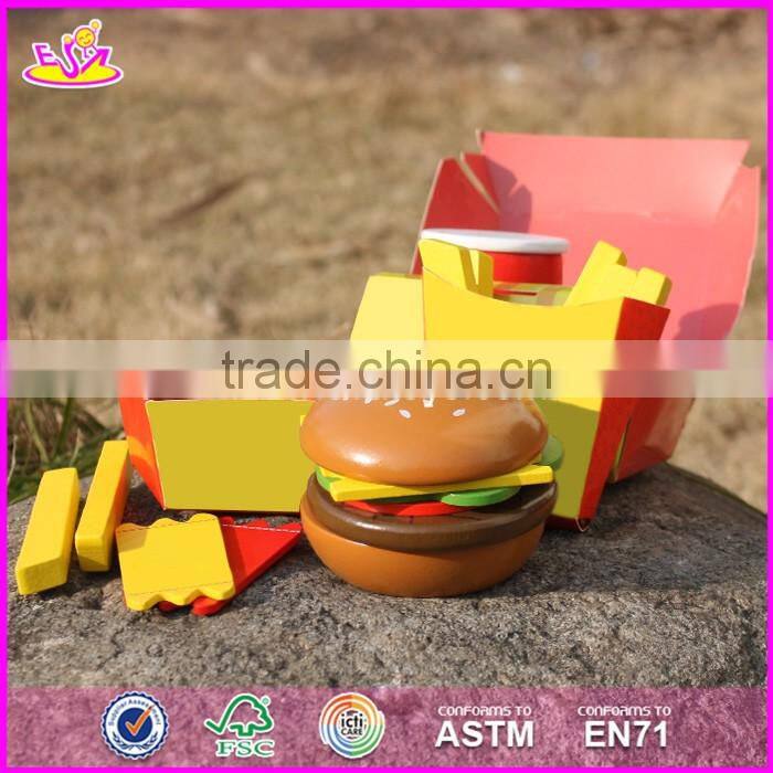 2017 New design toddlers pretend toys wooden play food W10B186