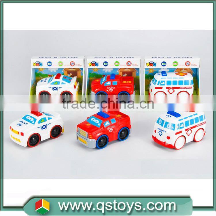 popular funny touching police fire rescue car with music light