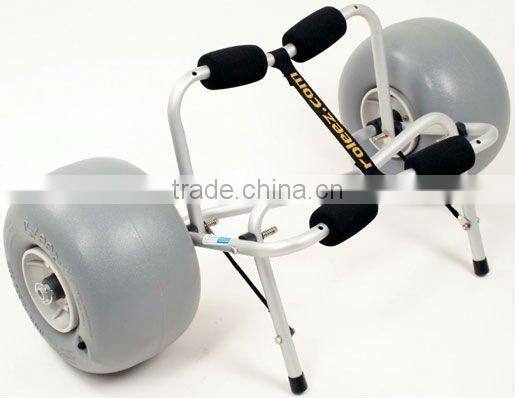 balloon wheel kayak cart