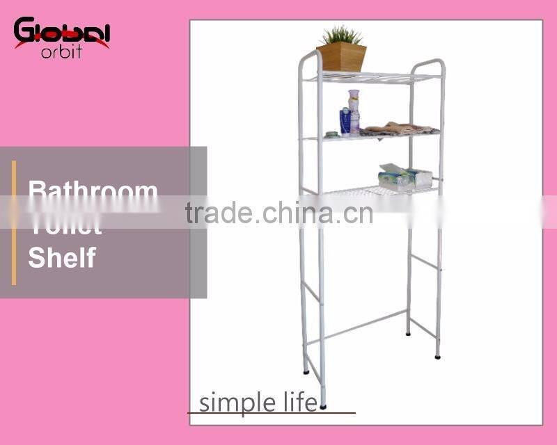 Multi Purpose House Storage Chrome Plated Kitchen Metal Shelf Vertical Wire Rack