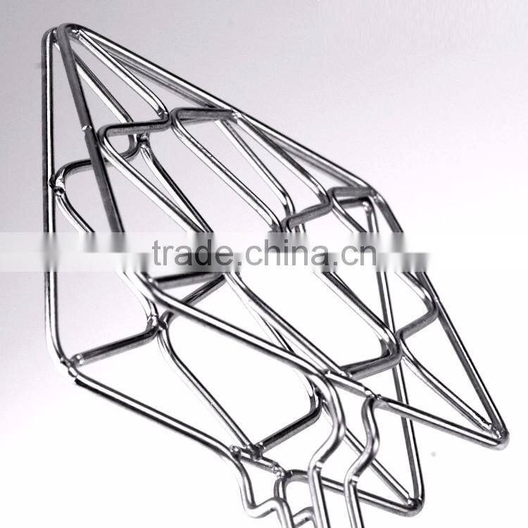 Grill basket with wooden handle