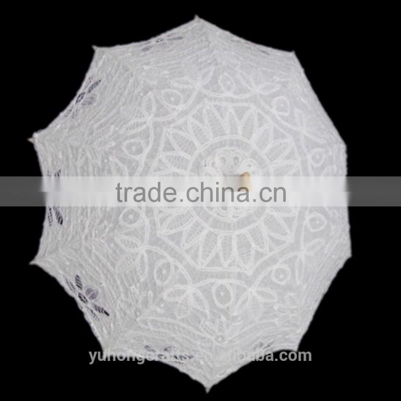 Hand lace umbrella for wedding gift