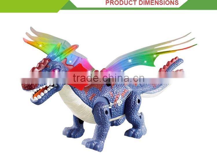 New dinosaur plastic battery operated plastic dinosaur toys