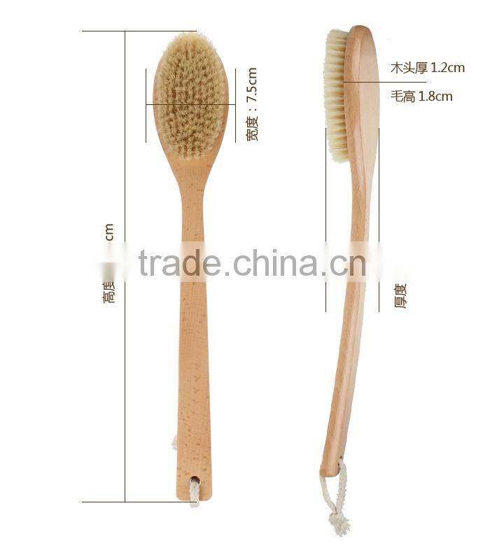 41.5 X 7.5cm Back Body Bath Wood Brush Massager