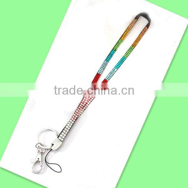 Fashion emerald green rhinestone crystal Lanyard