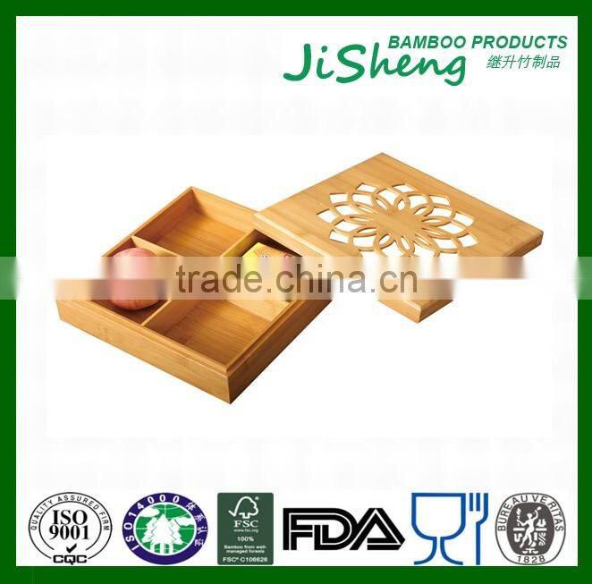 2016 Fashion and nice bamboo box, bamboo storage box, bamboo tea box