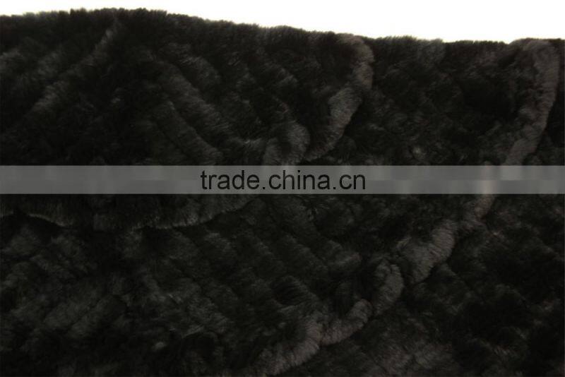 High Quality Knitted Rex-Rabbit Shawl