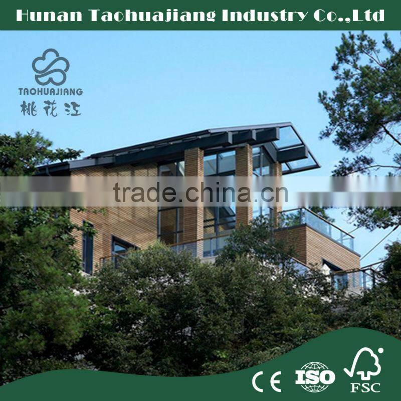 Tao Hua Jiang Strand Woven Outdoor Bamboo Decking Cabonized Color Customized Size