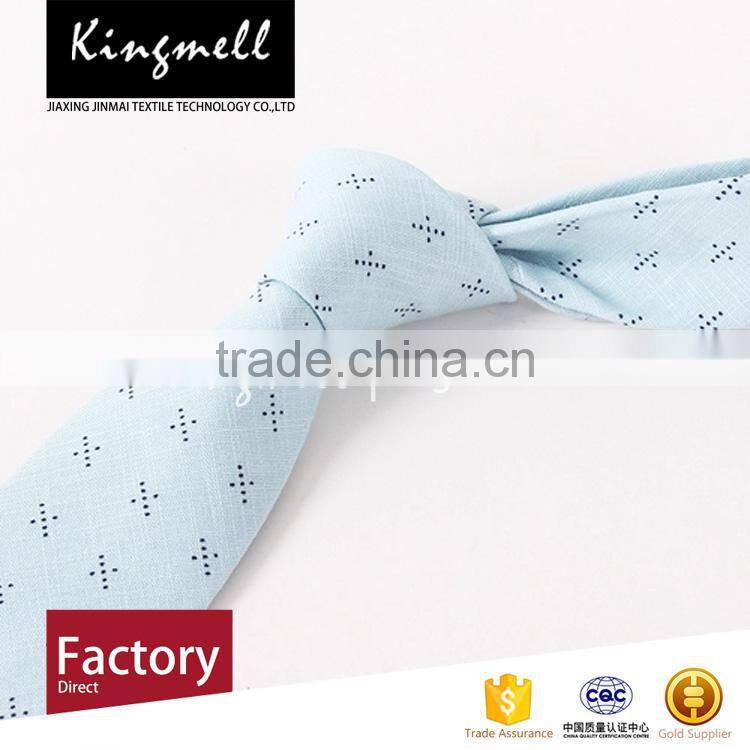 Custom Digital Printed 100% Cotton Men Tie Your Own Brand Tie