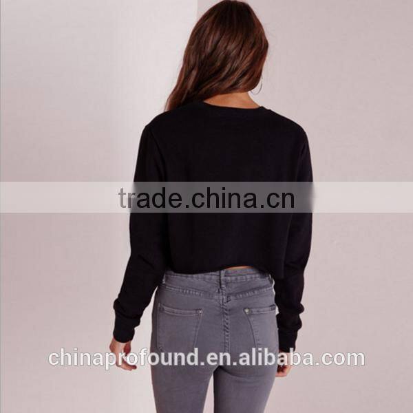 Long Sleeve Women Sweatshirt For Women Cropped Sweatshirts Short Sweatshirt