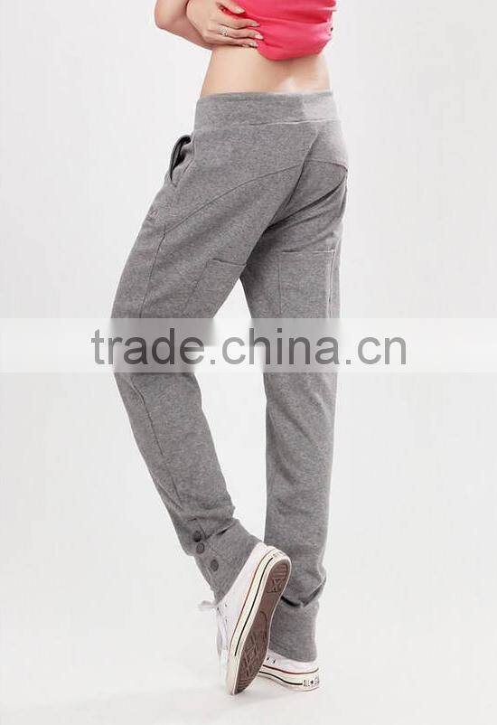OEM new design cheap women fashion sweapants cotton french terry pants jogger pants China manufacturer