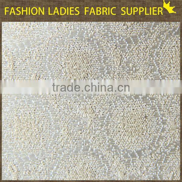 shaoxing textile 2016 Hot selling! poly/ctn jacqaurd fabric,garments fabric,ladies' wearing fabric 230gsm jacquard materials