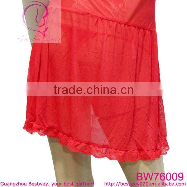 Sexy stock lingerie at front open with satin lingerie