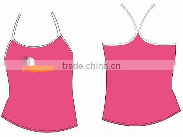 Women V-neck Cotton Tank Top