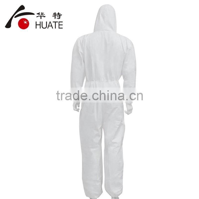 Disposable lightweight chemical resistant coverall
