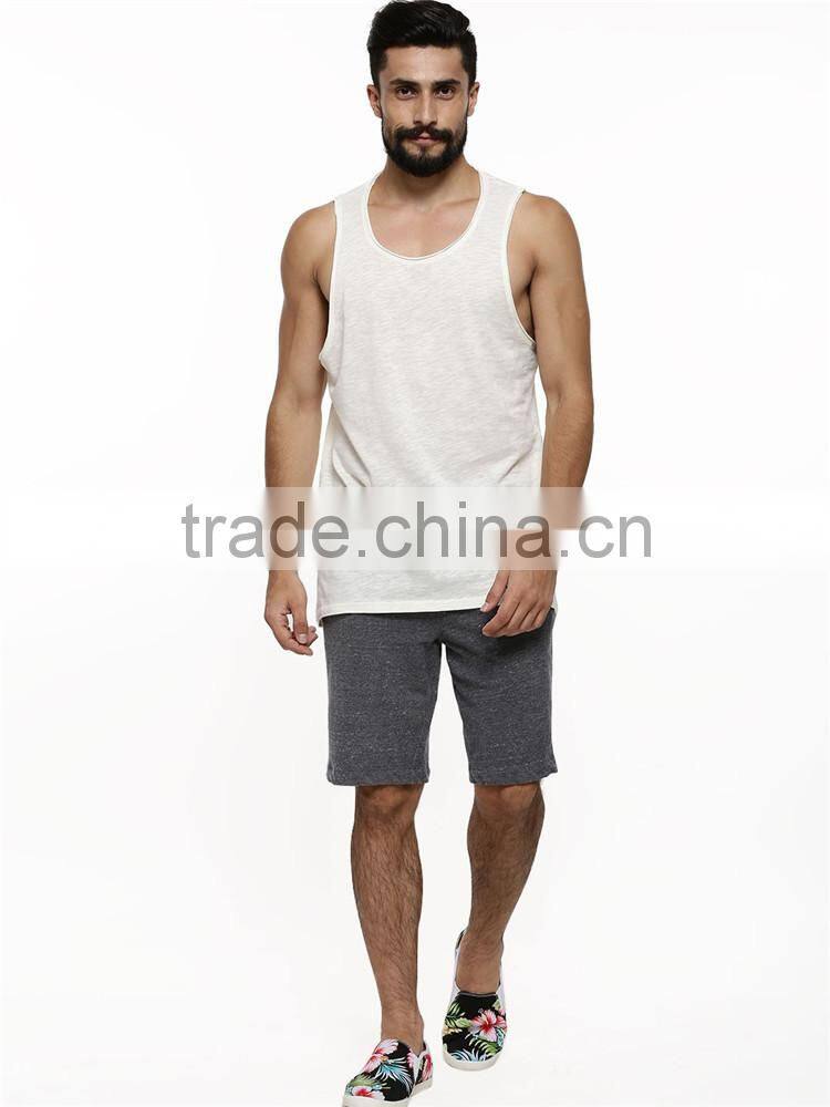 Factory direct plain white mens tank top shirt for sale