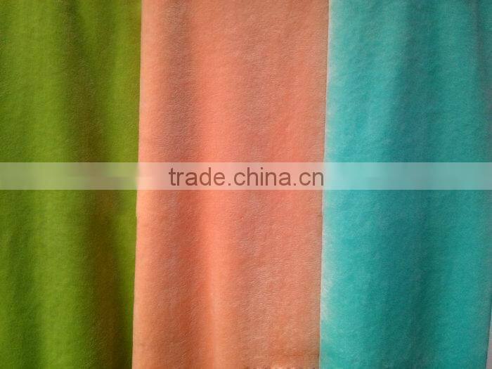 Hot Selling Short Pile Velboa Plush Fabric For Curtain