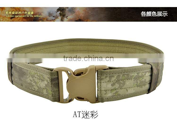 Strong nylon webbing and durable buckle military leather belt