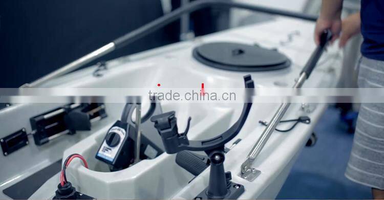 plastic power kayak with 40lb motor