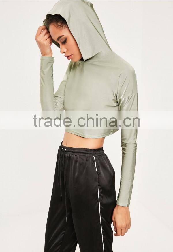 2017 Custom Girls Cropped Hoodies Sweatshirt Stylish Hoodies Smart Trendy Hoodie