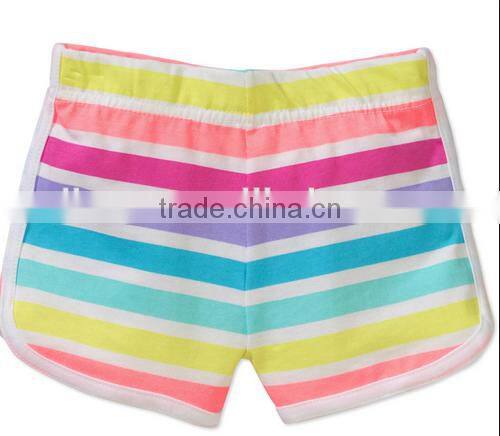 YiWu factory Wholesale baby girl boutique ruffle shorts fashion designer pants