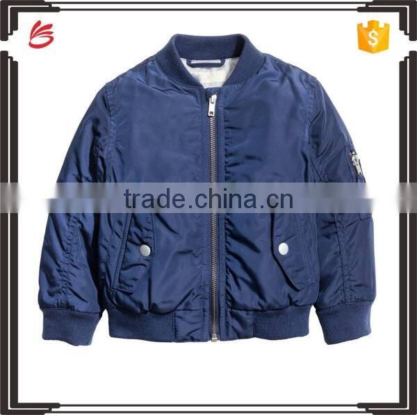Top quality hooded pilot kids bomber jacket bulk wholesale child jacket