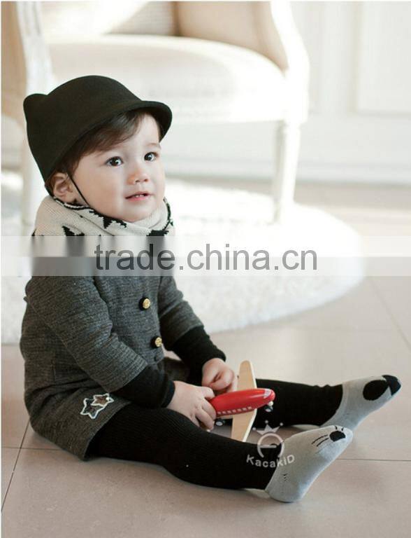 cute animal baby cotton socks, silicone print baby socks