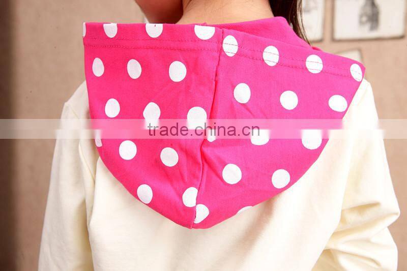 Wholesale lovely girl suits, cotton children even coat clothing