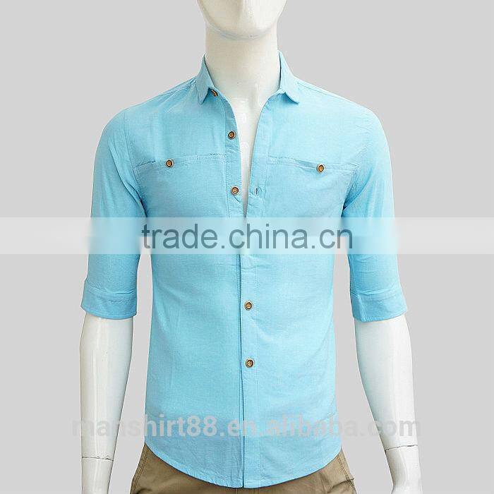 breathable elegant washed spring light oxford shirt