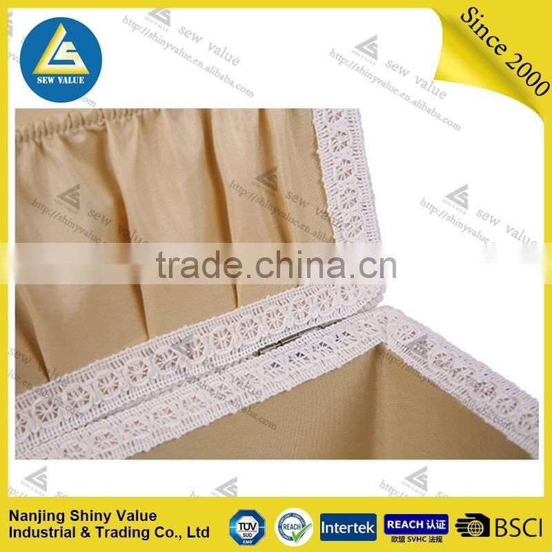 Non woven type fabric covering sewing basket with sewing kit