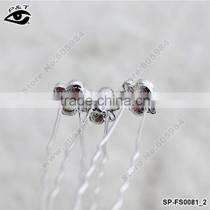 Butterfly shaped Crystal Pins Hair Pins For Wedding Decoration Accessories Bride Hair Pins