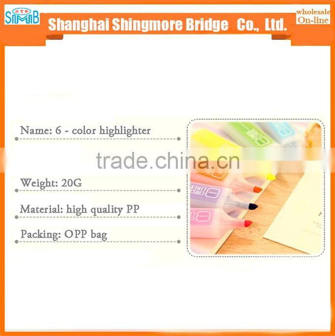 alibaba china cheap wholesale muti-colored pen with highlighter for promorion