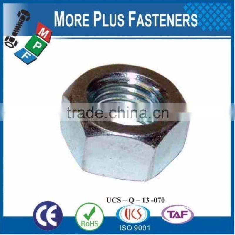 Made in Taiwan Heavy Hex Structural Black Phosphate Zinc Finish Hex Nut