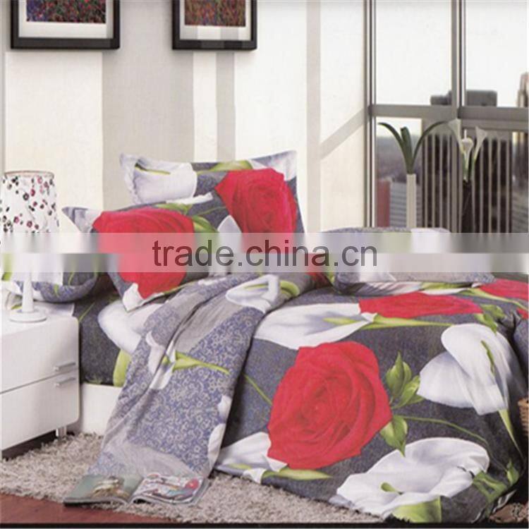 Cheap imported home texile bedding,100% polyester fiber quilt wholesale microfiber bedding set