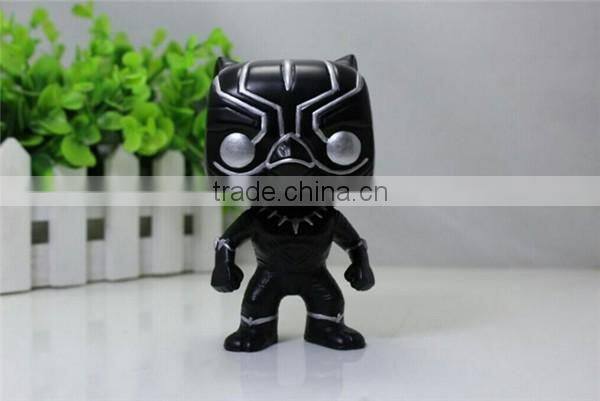 (Top) Hot Movie Captain America 3 action figures, POP figure Black Panther, PVC figures wholesale price