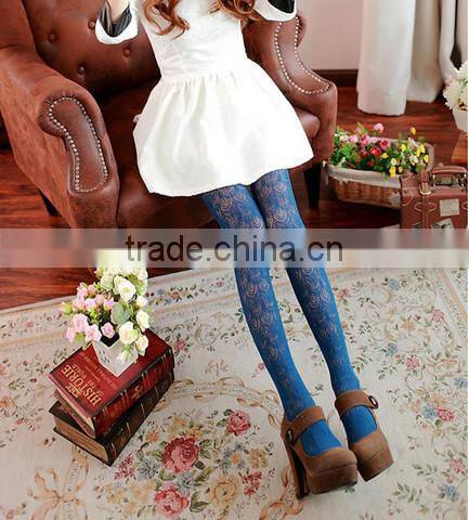 spring autumn colorful tights the lace ombre pantyhose Carve patterns or designs restoring ways render pantyhose Render socks