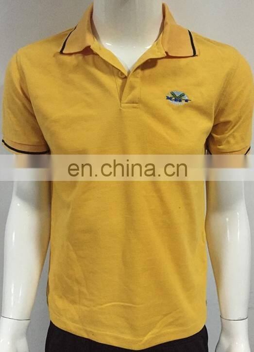 2017 Ace quality Men's 220g polo t-shirt with logo embroidery in front chest