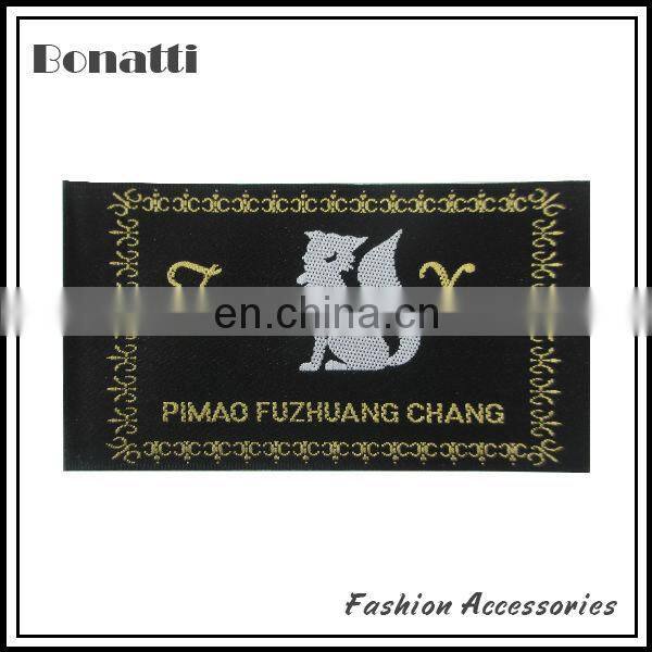 custom woven label for garments