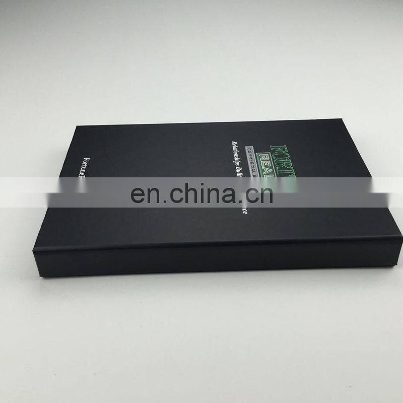 2016 shenzheng hot sale high quality black color and cmyk logo printing packing box