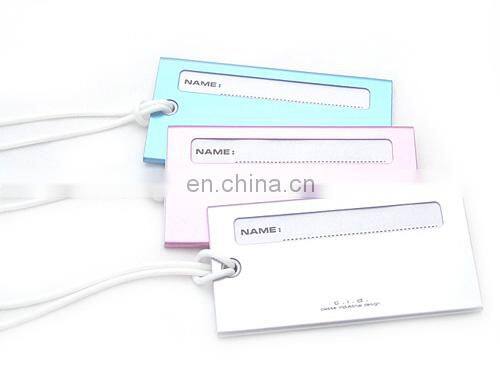 printing Metal luggage tags wedding favor
