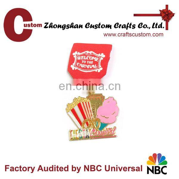 Custom high quality die casting fiesta sports metal medal