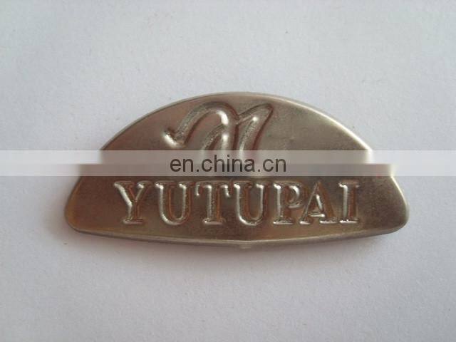 Fantastic Design Custom Logo Metal Label for Kids Clothing