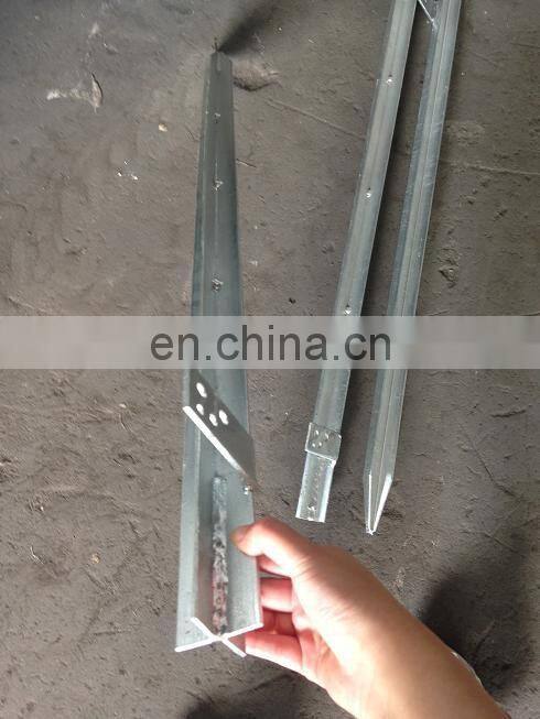 self color zinc plated anchor earth ground screw pile