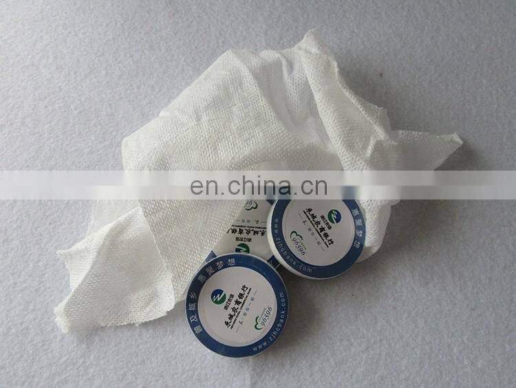 China 4.0cm round nonwoven cleaning wipes