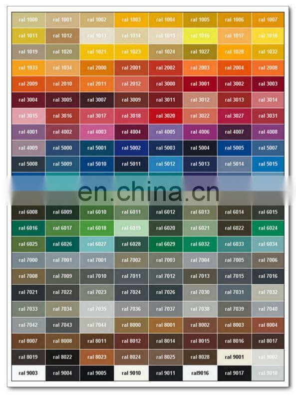 color coated ppgi ral 9012